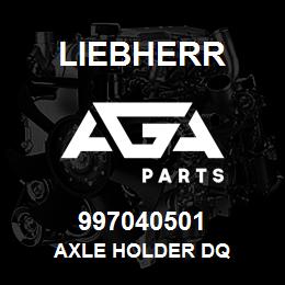 997040501 Liebherr AXLE HOLDER DQ | AGA Parts