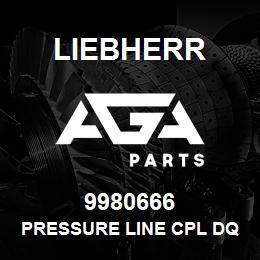 9980666 Liebherr PRESSURE LINE CPL DQ | AGA Parts