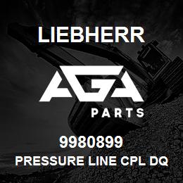 9980899 Liebherr PRESSURE LINE CPL DQ | AGA Parts