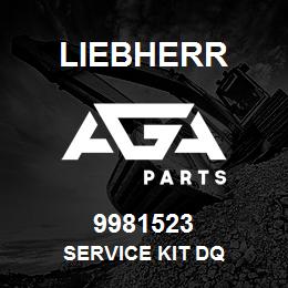 9981523 Liebherr SERVICE KIT DQ | AGA Parts