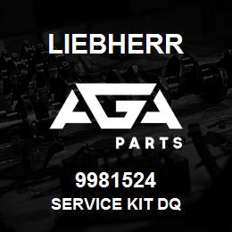 9981524 Liebherr SERVICE KIT DQ | AGA Parts