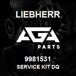 9981531 Liebherr SERVICE KIT DQ | AGA Parts