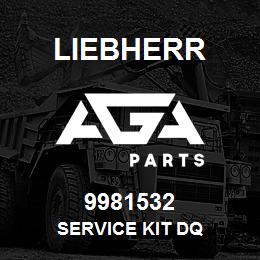 9981532 Liebherr SERVICE KIT DQ | AGA Parts