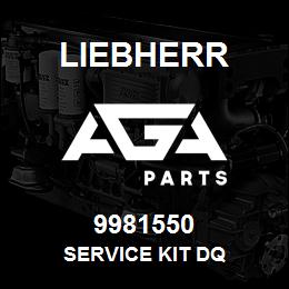 9981550 Liebherr SERVICE KIT DQ | AGA Parts