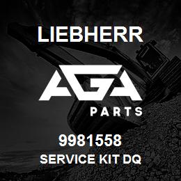 9981558 Liebherr SERVICE KIT DQ | AGA Parts