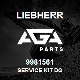 9981561 Liebherr SERVICE KIT DQ | AGA Parts