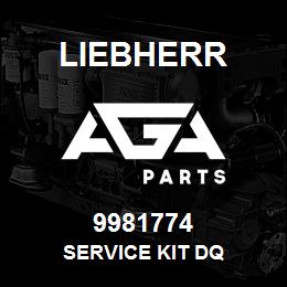 9981774 Liebherr SERVICE KIT DQ | AGA Parts