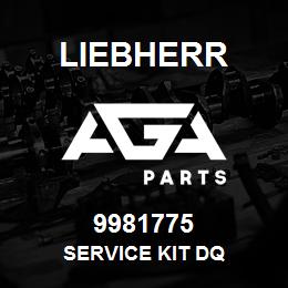 9981775 Liebherr SERVICE KIT DQ | AGA Parts