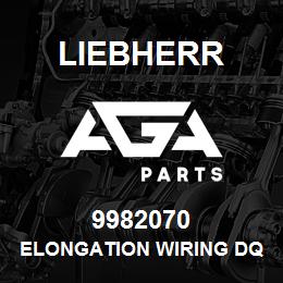 9982070 Liebherr ELONGATION WIRING DQ | AGA Parts