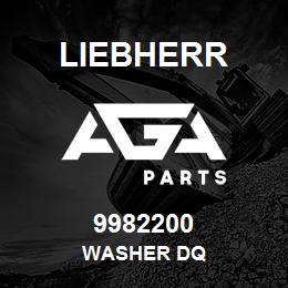 9982200 Liebherr WASHER DQ | AGA Parts