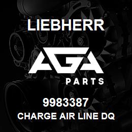 9983387 Liebherr CHARGE AIR LINE DQ | AGA Parts