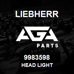 9983598 Liebherr HEAD LIGHT | AGA Parts