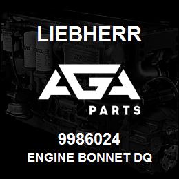 9986024 Liebherr ENGINE BONNET DQ | AGA Parts