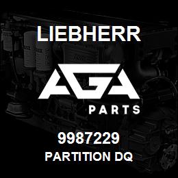 9987229 Liebherr PARTITION DQ | AGA Parts