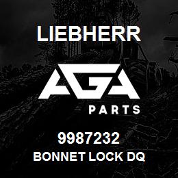 9987232 Liebherr BONNET LOCK DQ | AGA Parts