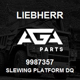 9987357 Liebherr SLEWING PLATFORM DQ | AGA Parts