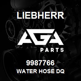9987766 Liebherr WATER HOSE DQ | AGA Parts