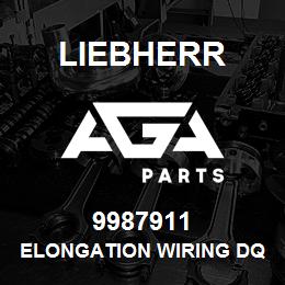 9987911 Liebherr ELONGATION WIRING DQ | AGA Parts