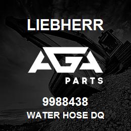 9988438 Liebherr WATER HOSE DQ | AGA Parts