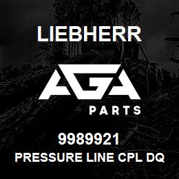 9989921 Liebherr PRESSURE LINE CPL DQ | AGA Parts