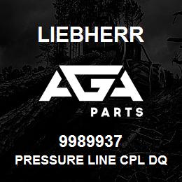 9989937 Liebherr PRESSURE LINE CPL DQ | AGA Parts