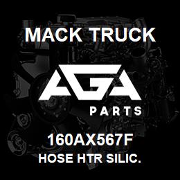 160AX567F Mack Truck HOSE HTR SILIC. | AGA Parts