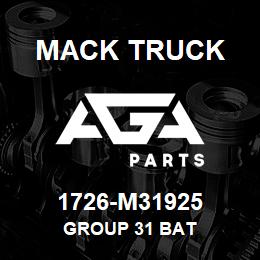 1726-M31925 Mack Truck GROUP 31 BAT | AGA Parts