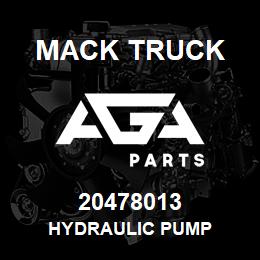 20478013 Mack Truck HYDRAULIC PUMP | AGA Parts