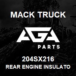 204SX216 Mack Truck REAR ENGINE INSULATOR KIT | AGA Parts