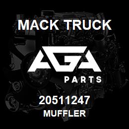 20511247 Mack Truck MUFFLER | AGA Parts