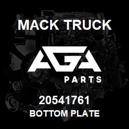 20541761 Mack Truck BOTTOM PLATE | AGA Parts