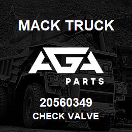 20560349 Mack Truck CHECK VALVE | AGA Parts