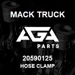 20590125 Mack Truck HOSE CLAMP | AGA Parts