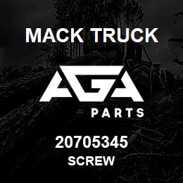 20705345 Mack Truck SCREW | AGA Parts