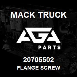20705502 Mack Truck FLANGE SCREW | AGA Parts