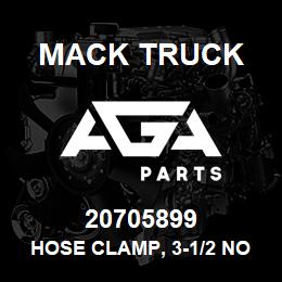 20705899 Mack Truck HOSE CLAMP, 3-1/2 NOM. ID | AGA Parts