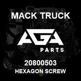 20800503 Mack Truck HEXAGON SCREW | AGA Parts
