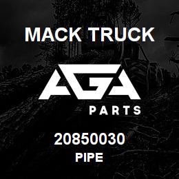 20850030 Mack Truck PIPE | AGA Parts