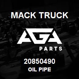 20850490 Mack Truck OIL PIPE | AGA Parts