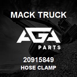 20915849 Mack Truck HOSE CLAMP | AGA Parts