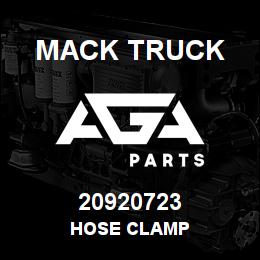 20920723 Mack Truck HOSE CLAMP | AGA Parts