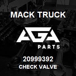 20999392 Mack Truck CHECK VALVE | AGA Parts