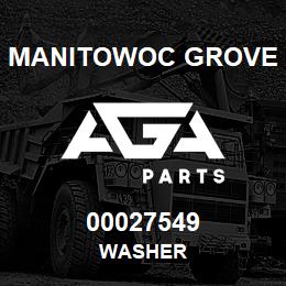 00027549 Manitowoc Grove WASHER | AGA Parts