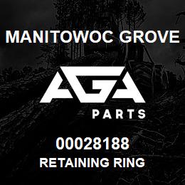 00028188 Manitowoc Grove RETAINING RING | AGA Parts