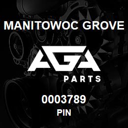 0003789 Manitowoc Grove PIN | AGA Parts