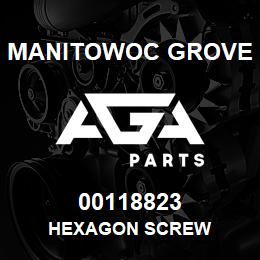 00118823 Manitowoc Grove HEXAGON SCREW | AGA Parts