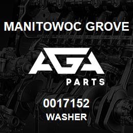 0017152 Manitowoc Grove WASHER | AGA Parts