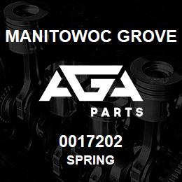 0017202 Manitowoc Grove SPRING | AGA Parts