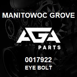 0017922 Manitowoc Grove EYE BOLT | AGA Parts
