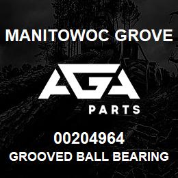 00204964 Manitowoc Grove GROOVED BALL BEARING | AGA Parts